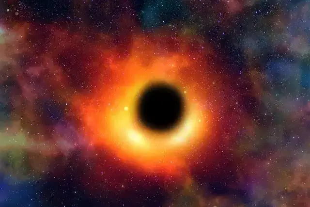 Representación visual de los agujeros negros