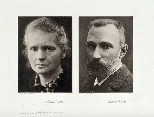 Marie Curie y Pierre Curie