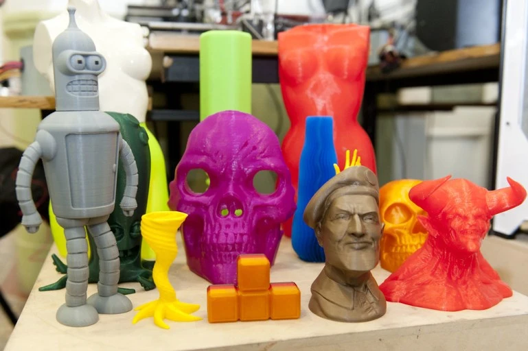 objetos realizados con impresión 3D