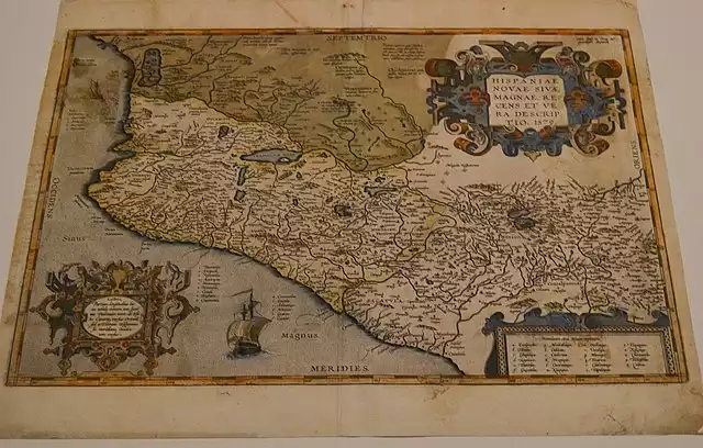 mapa de la nueva españa antes de la independencia