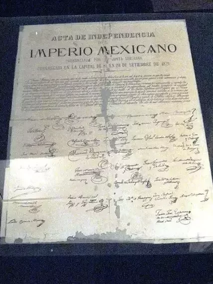 acta de independencia del imperio mexicano